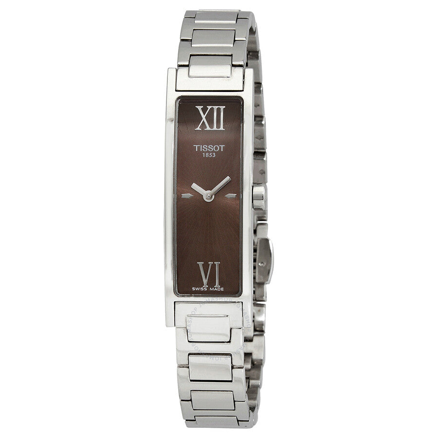 Tissot Happy Chic Brown Dial Ladies Watch T015.309.11.298.00 - Dawson Watches
