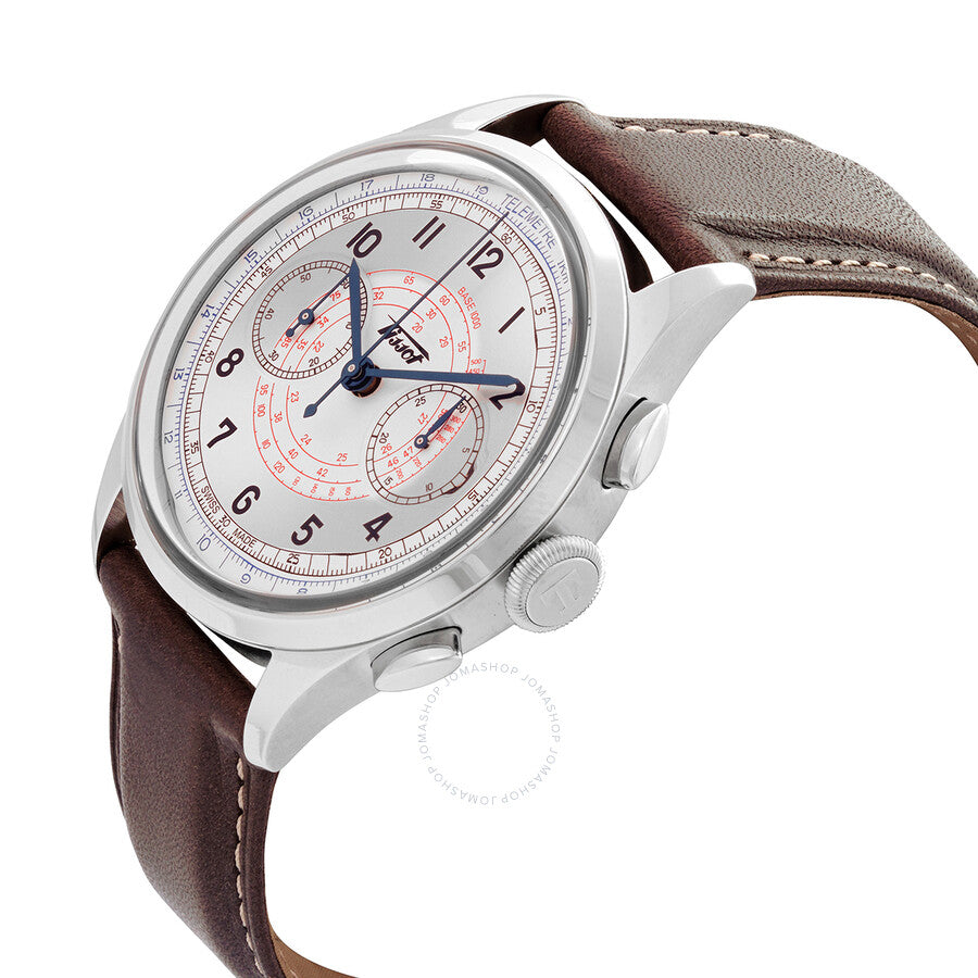 Tissot Heritage Telemeter Chronograph Automatic Silver Dial Men's Watch T1424621603200 - Dawson Watches #2