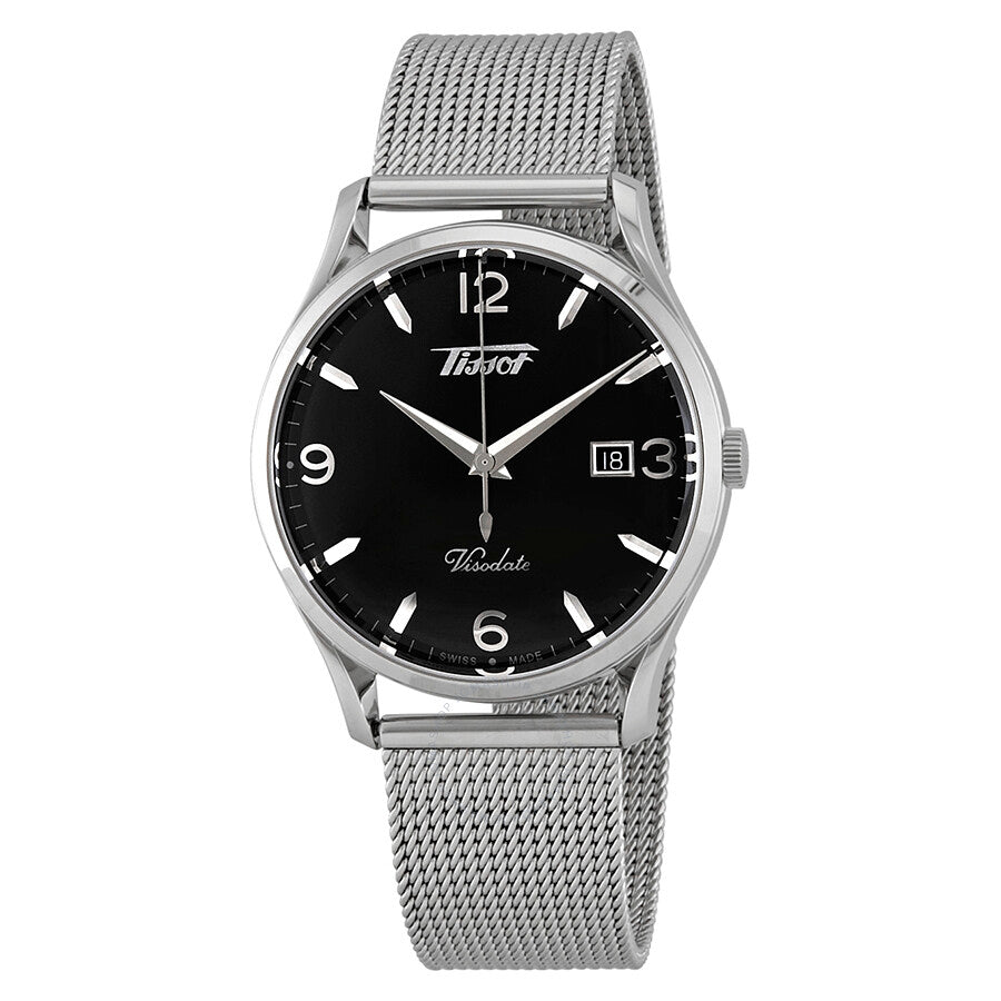 Tissot Heritage Visodate Black Dial Men's Watch T1184101105700 - Dawson Watches