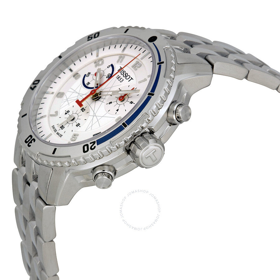 Tissot Ice Hockey Chronograph White Dial Stainless Steel Men's Watch T0674171101700 - Dawson Watches #2