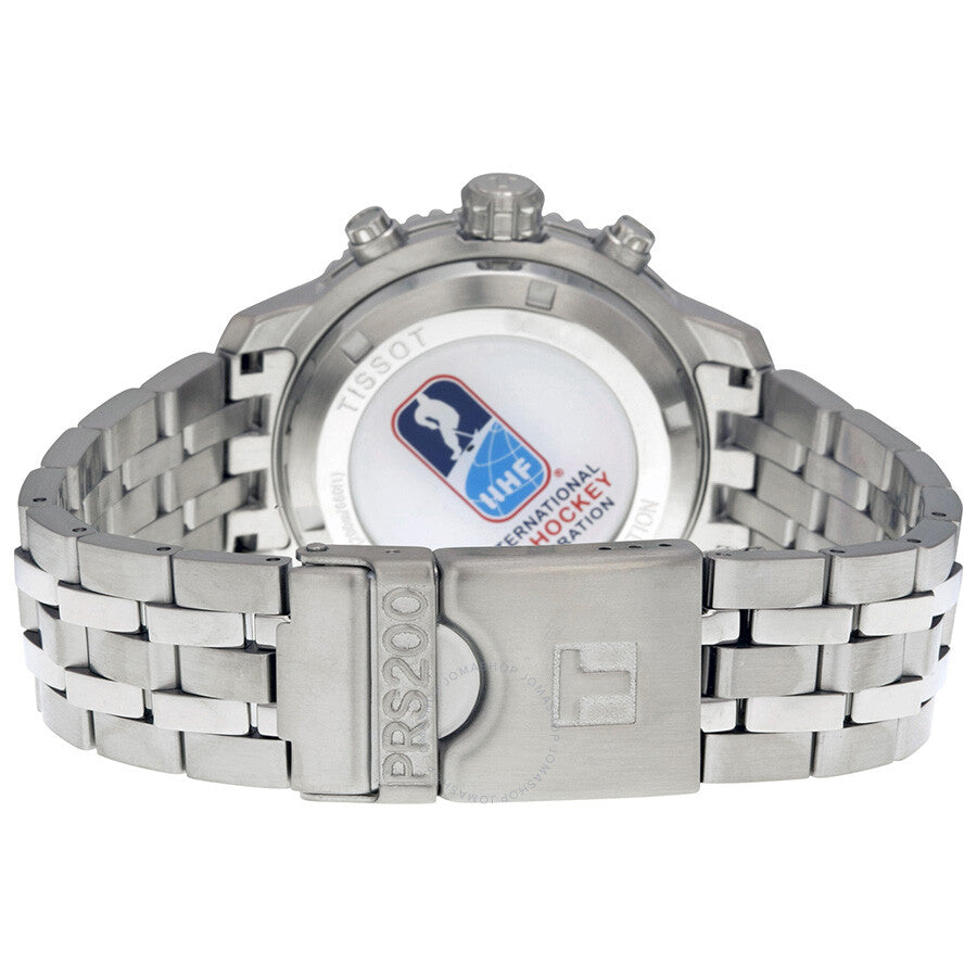 Tissot Ice Hockey Chronograph White Dial Stainless Steel Men's Watch T0674171101700 - Dawson Watches #3