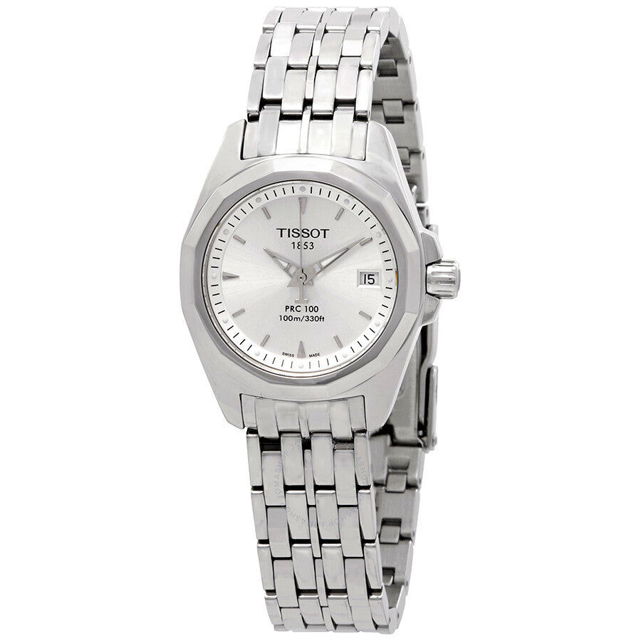 Tissot Ladies PRC100 Silver Dial Watch T008.010.11.031.00 - Dawson Watches