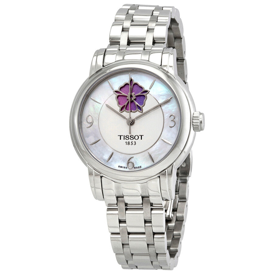 Tissot Lady Heart Automatic White Mother of Pearl Dial Ladies Watch T050.207.11.117.05 - Dawson Watches