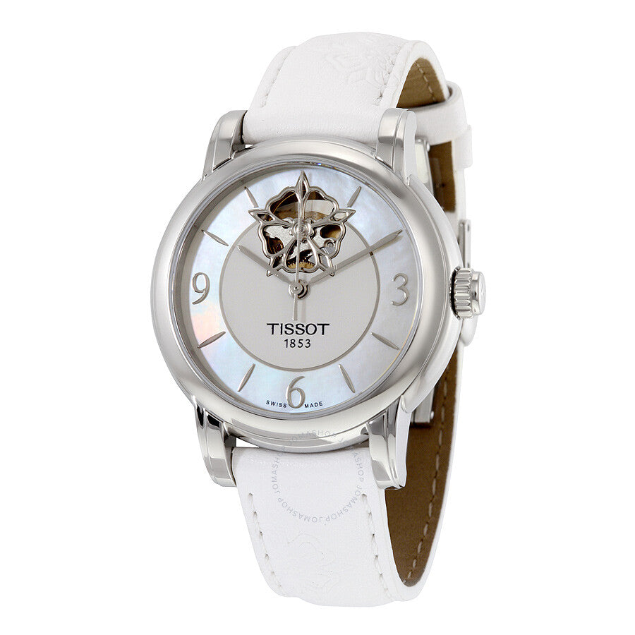 Tissot Lady Heart Powermatic 80 Mother of Pearl Dial Ladies Watch T0502071711704 - Dawson Watches