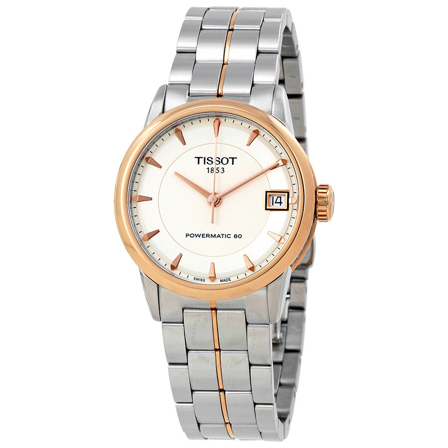 Tissot Lady Luxury Powermatic 80 Ivory Dial Ladies Watch T0862072226101 - Dawson Watches