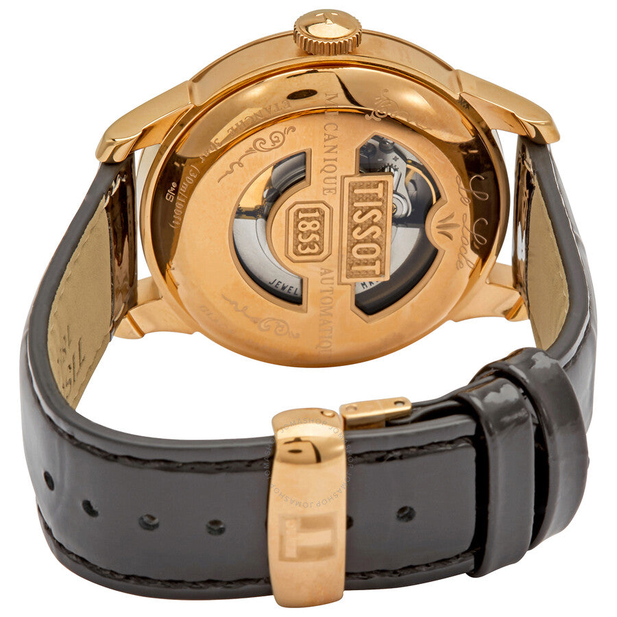 Tissot Le Locle Automatic Black Mother of Pearl Diamond Dial Men's Watch T41642396 - Dawson Watches #3