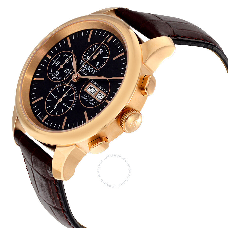 Tissot Le Locle Automatic Chronograph Black Dial Men's Watch T41.5.317.51 - Dawson Watches #2