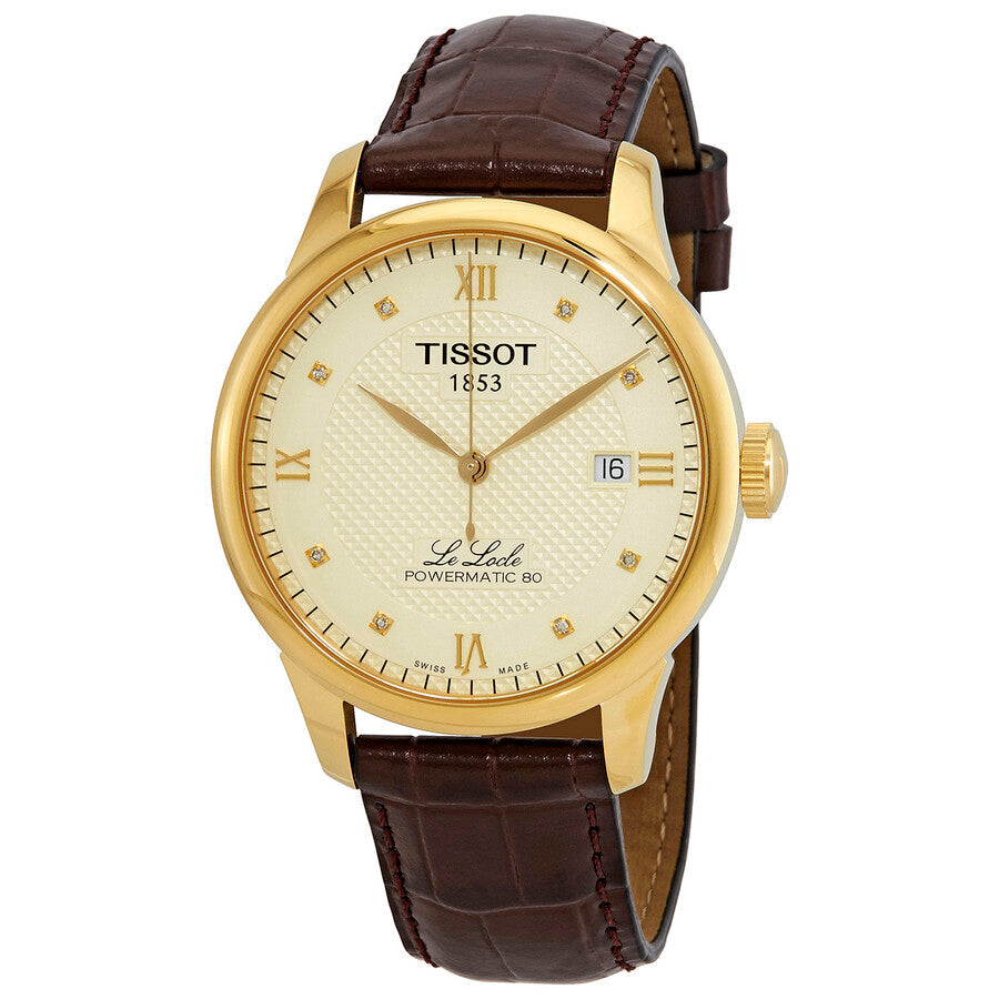 Tissot Le Locle Automatic Diamond Men's Watch T006.407.36.266.00 - Dawson Watches