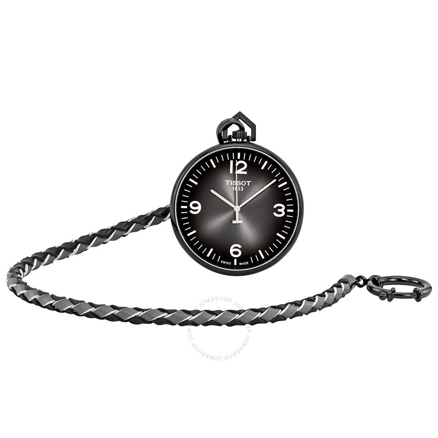 Tissot Lepine Anthracite Gradient Dial Pocket Watch T863.409.99.067.00 - Dawson Watches