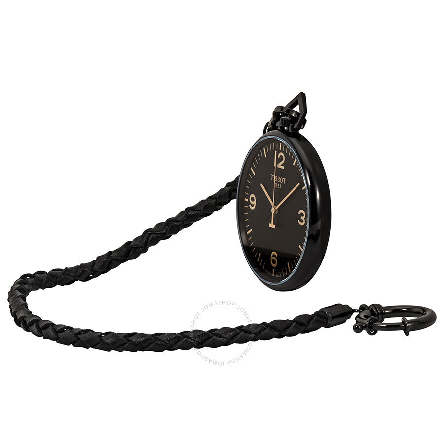 Tissot Lepine Black Dial Pocket Watch T863.409.99.057.00 - Dawson Watches #2