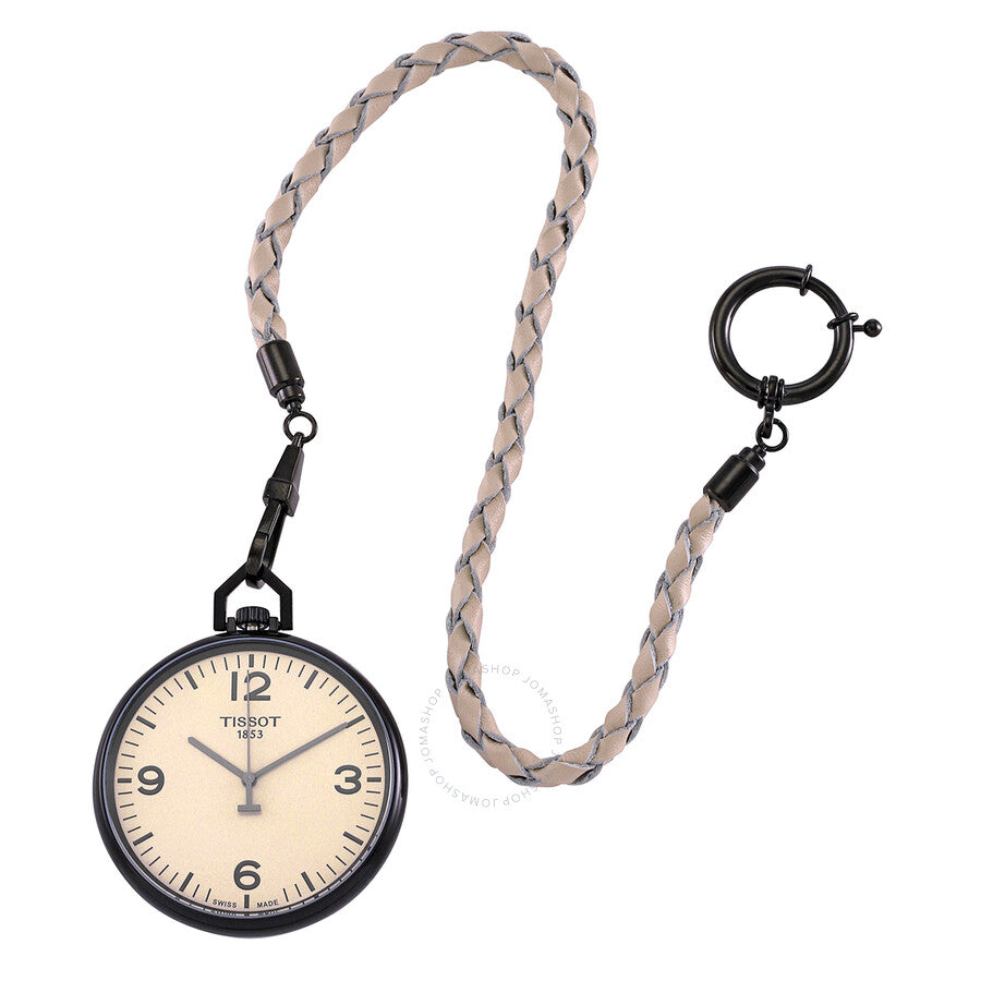 Tissot Lepine Quartz Beige Dial Unisex Pocket Watch T8634099926700 - Dawson Watches