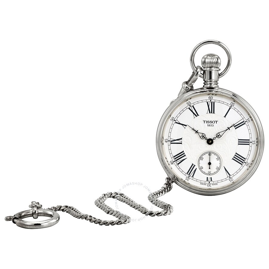 Tissot Lepine Silver Dial Hand Wound Pocket Watch T861.405.99.033.00 - Dawson Watches