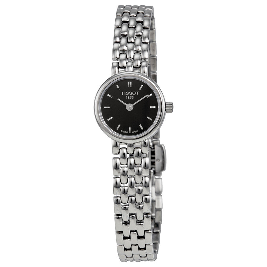 Tissot Lovely Black Dial Stainless Steel Ladies Watch T0580091105100 - Dawson Watches