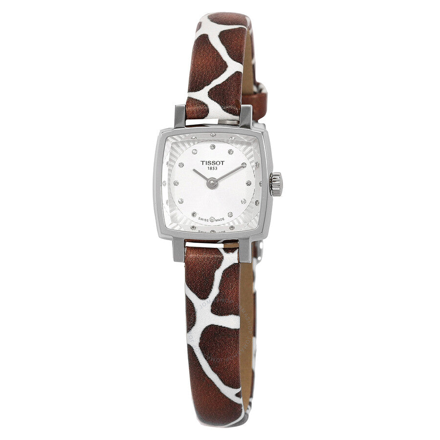 Tissot Lovely Giraffe Quartz Diamond Silver Dial Ladies Watch T058.109.17.036.00 - Dawson Watches