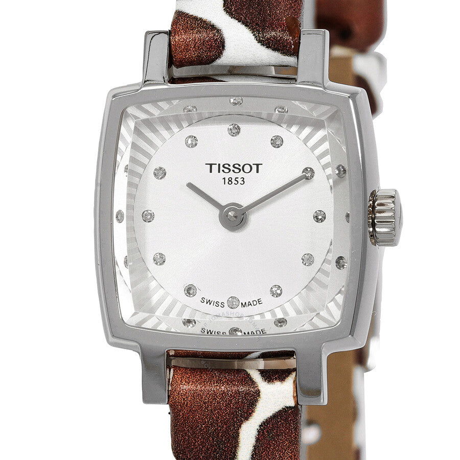 Tissot Lovely Giraffe Quartz Diamond Silver Dial Ladies Watch T058.109.17.036.00 - Dawson Watches #4