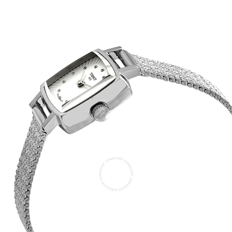 Tissot Lovely Silver Diamond Dial Ladies Watch T058.109.11.036.00 - Dawson Watches #2