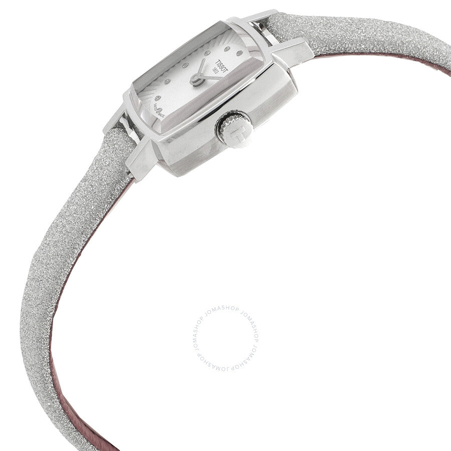 Tissot Lovely Square Festive Kit Quartz Diamond Silver Dial Ladies Watch T0581091703602 - Dawson Watches #2