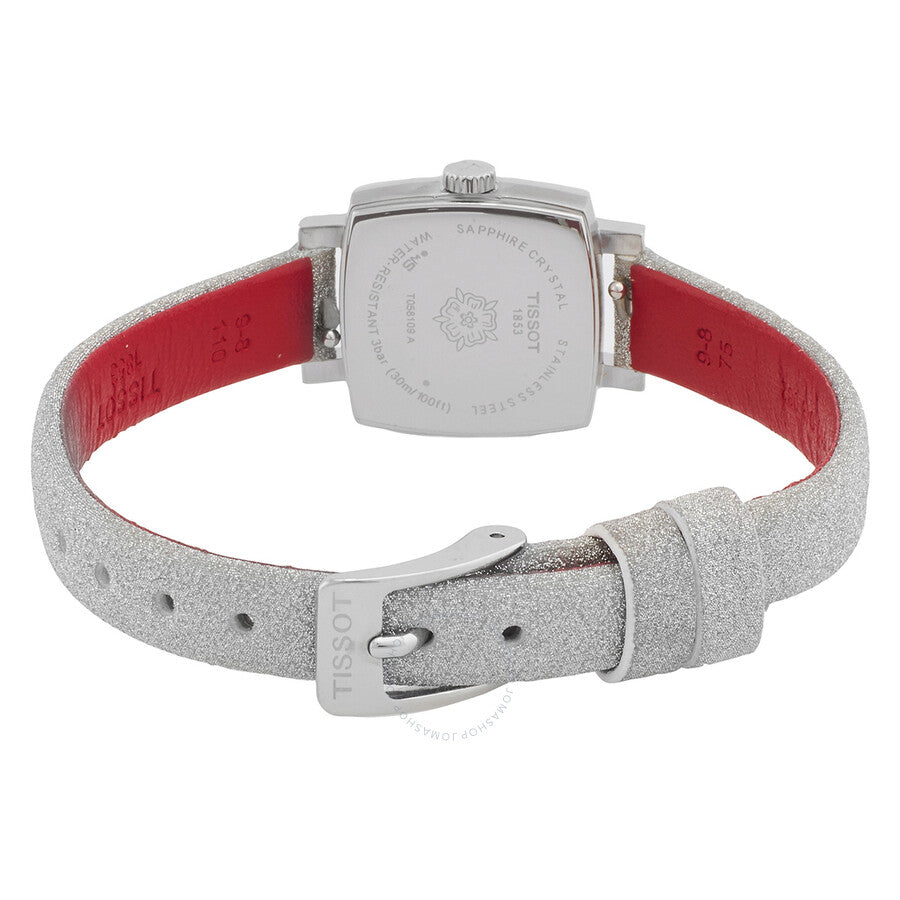 Tissot Lovely Square Festive Kit Quartz Diamond Silver Dial Ladies Watch T0581091703602 - Dawson Watches #3