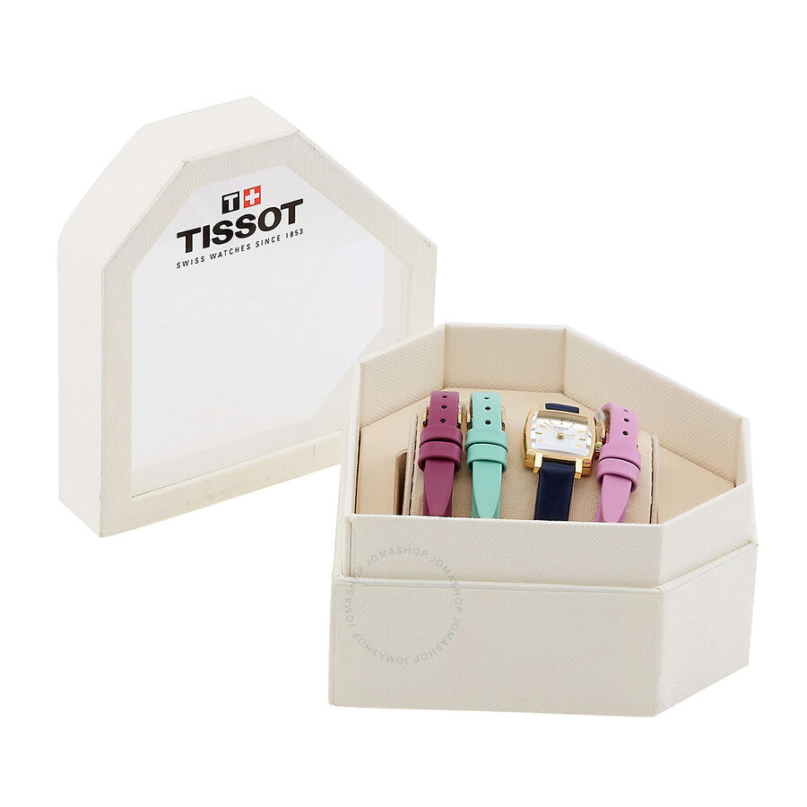 Tissot Lovely Square Summer Kit Quartz Silver Dial Ladies Watch T0581093603103 - Dawson Watches #4