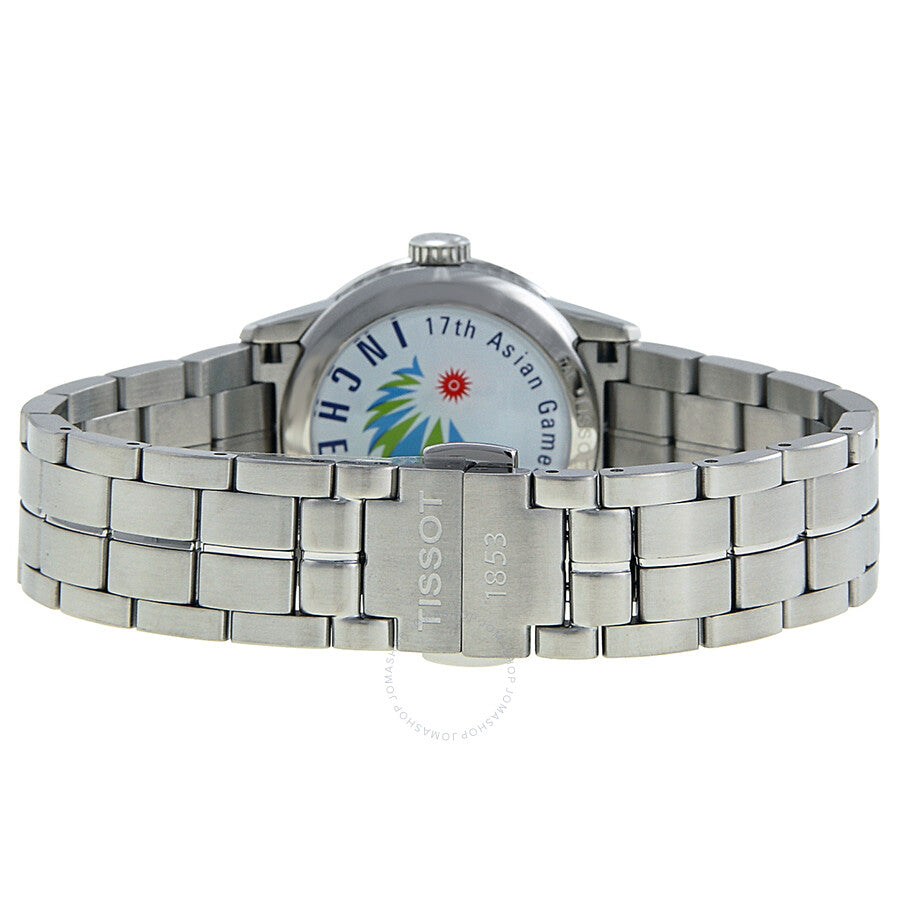 Tissot Luxury Asian Games Automatic Mother of Pearl Dial Stainless Steel Ladies Watch T0862071111101 - Dawson Watches #3