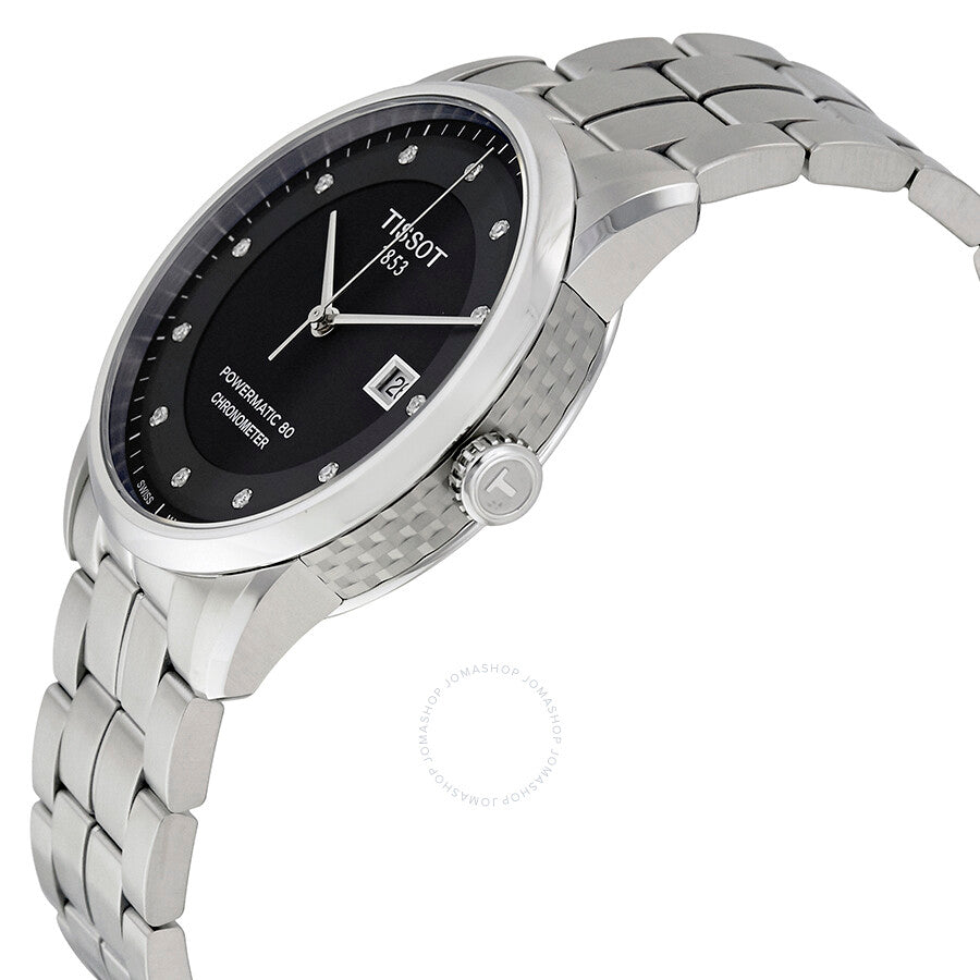 Tissot Luxury Automatic Black Diamond Dial Men's Watch T086.408.11.056.00 - Dawson Watches #2