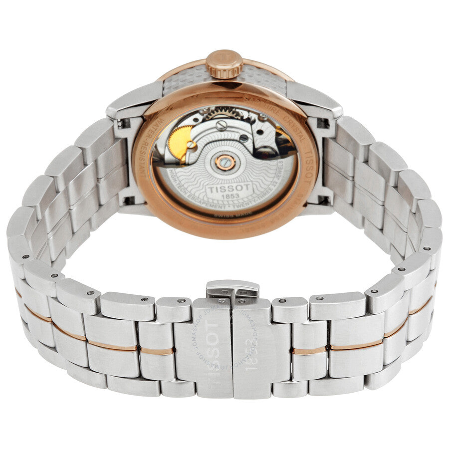 Tissot Luxury Automatic Diamond White Mother of Pearl Dial Ladies Watch T086.207.22.116.00 - Dawson Watches #3