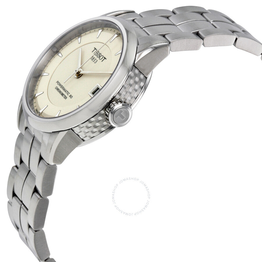 Tissot Luxury Powermatic 80 Ivory Dial Ladies Watch T086.208.11.261.00 - Dawson Watches #2
