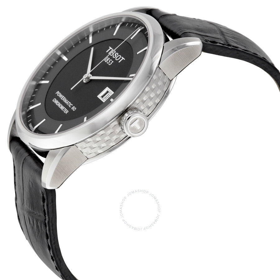 Tissot Luxury Automatic Stainless Steel Black Dial Men's Watch T0864081605100 - The Watches Men & Co #2