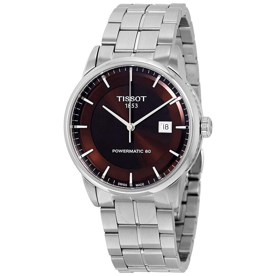 Tissot Luxury Powermatic 80 Brown Dial Men's Watch T086.407.11.291.00 - Dawson Watches