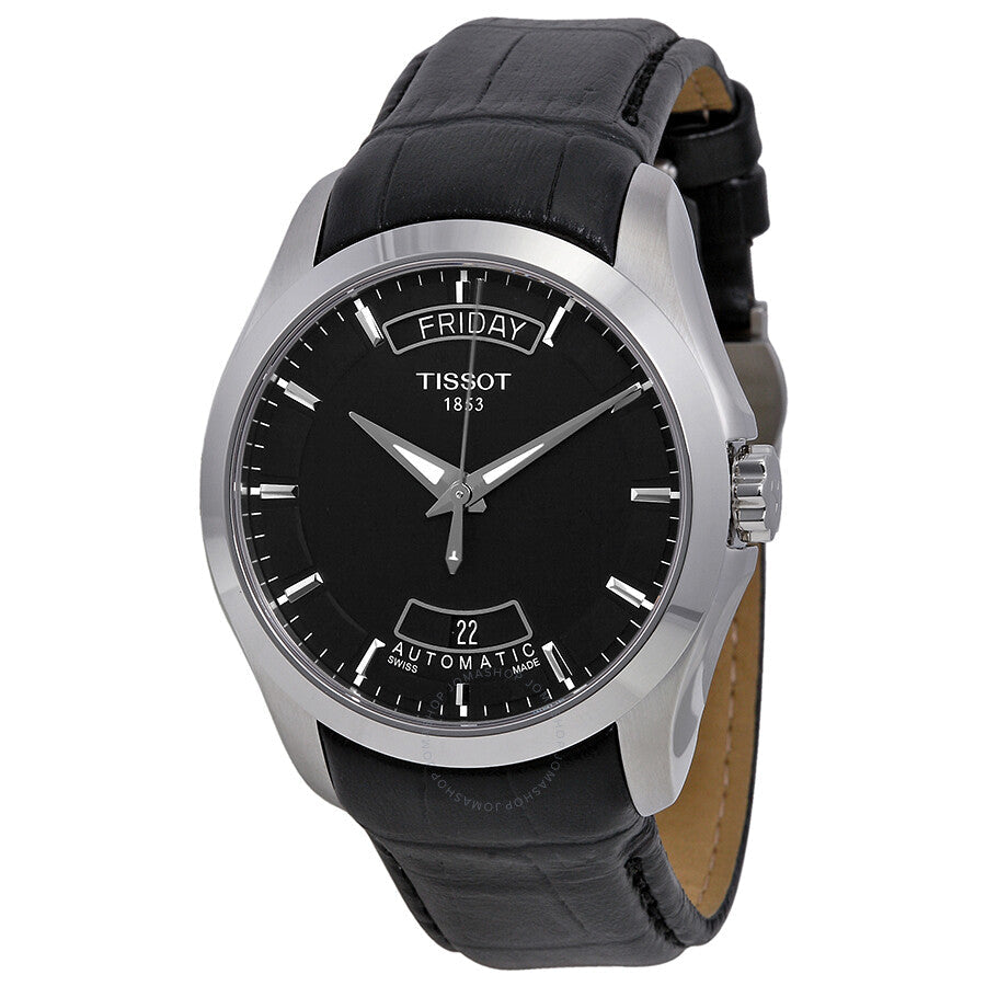 Tissot Men's Couturier Black Dial Watch T035.407.16.051.00 - Dawson Watches