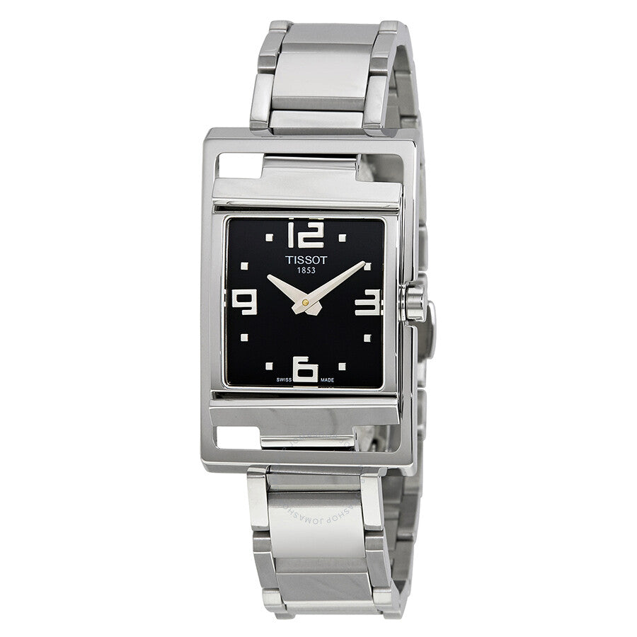 Tissot My-T Open Steel Mother of Pearl Dial Ladies Watch T032.309.11.057.00 - Dawson Watches
