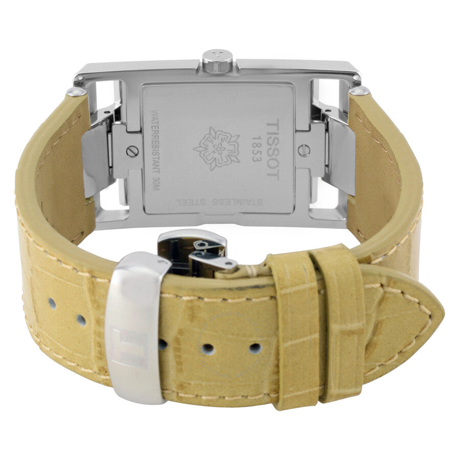 Tissot My T Silver Dial Beige Leather Ladies Watch T032.309.16.037.00 - Dawson Watches #3