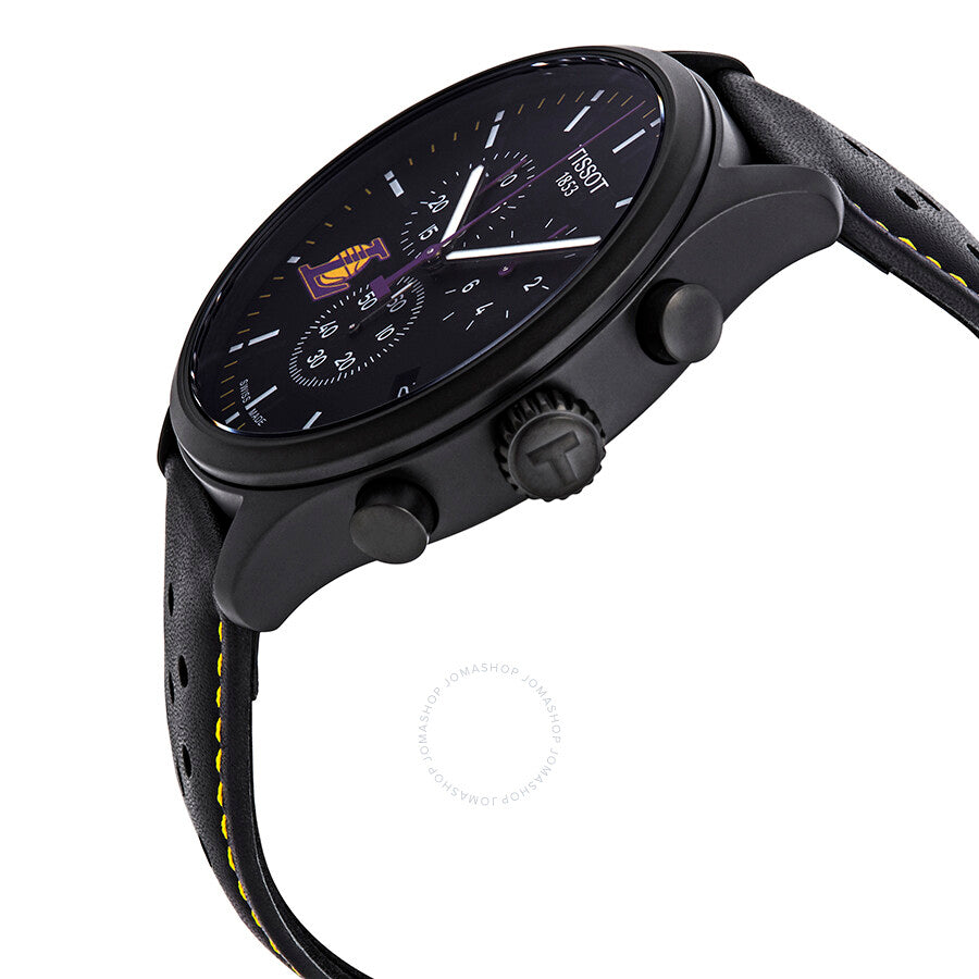 Tissot NBA Teams Special Los Angeles Lakers Chronograph Black Dial Men's Watch T116.617.36.051.03 - Dawson Watches #2