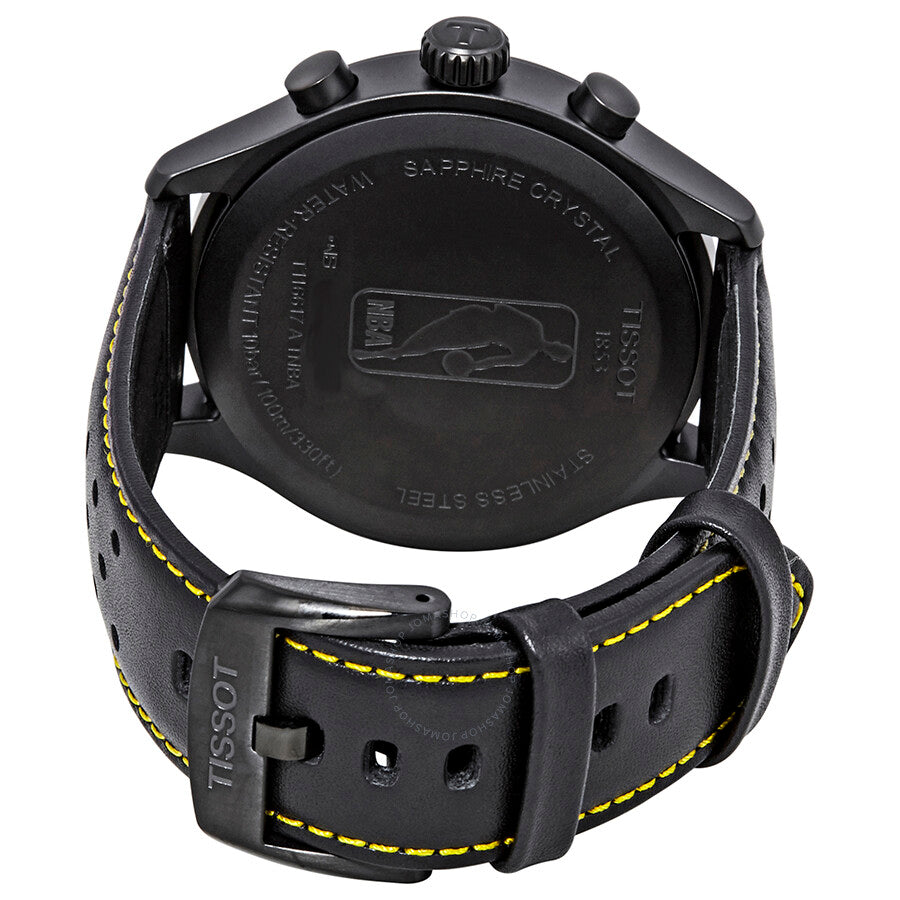 Tissot NBA Teams Special Los Angeles Lakers Chronograph Black Dial Men's Watch T116.617.36.051.03 - Dawson Watches #3