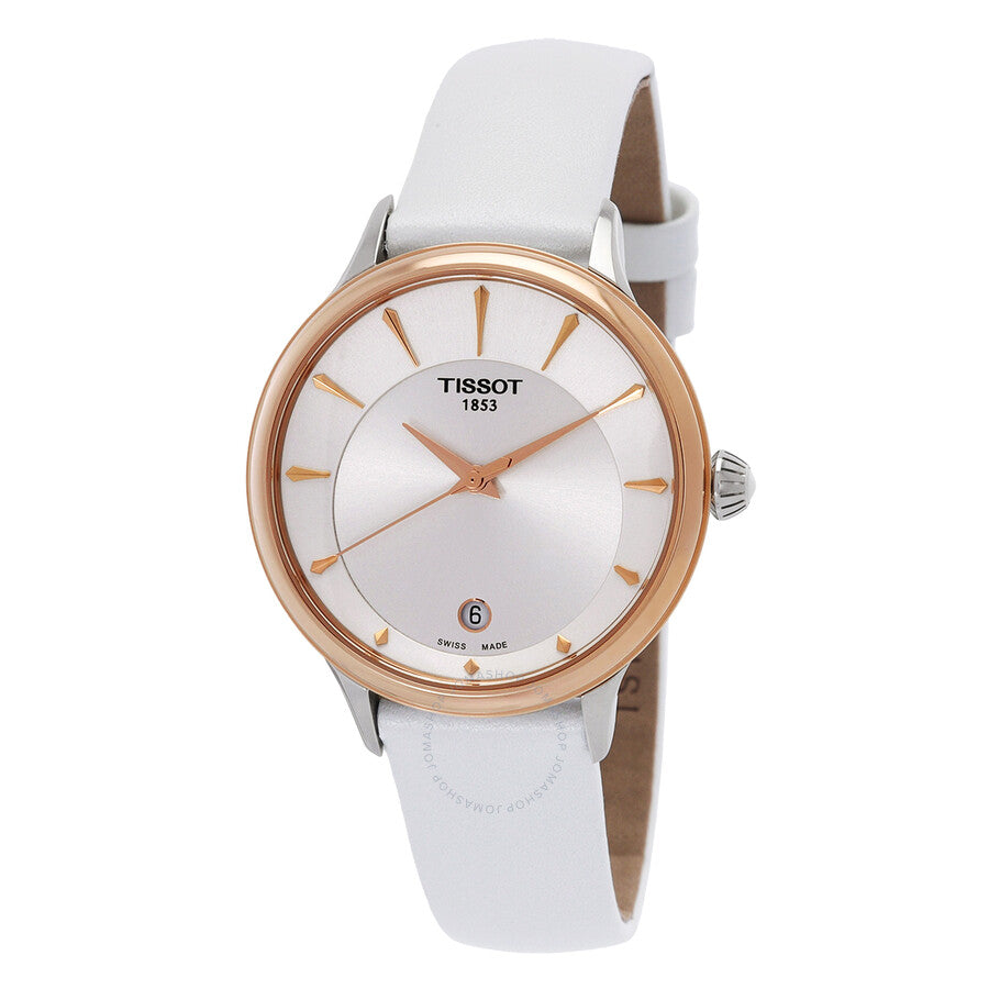Tissot Odaci-T Quartz Silver Dial Ladies Watch T133.210.26.031.00 - Dawson Watches