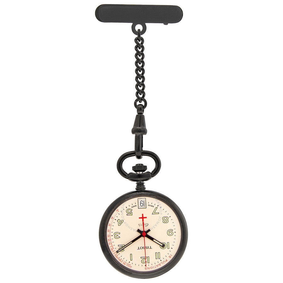 Tissot Pendants Infirmiere Quartz Beige Dial Men's Pocket Watch T81.7.224.92 - Dawson Watches