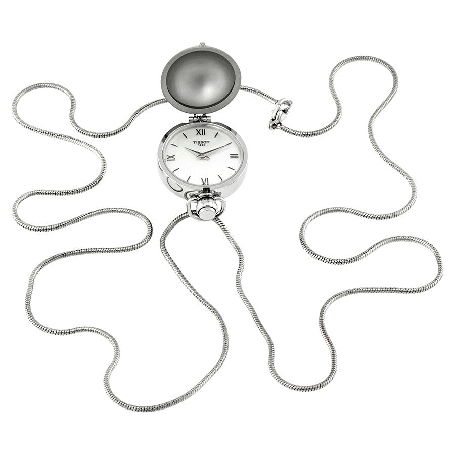 Tissot Pendants Mother of Pearl Pocket Watch T858.209.16.118.00 - Dawson Watches