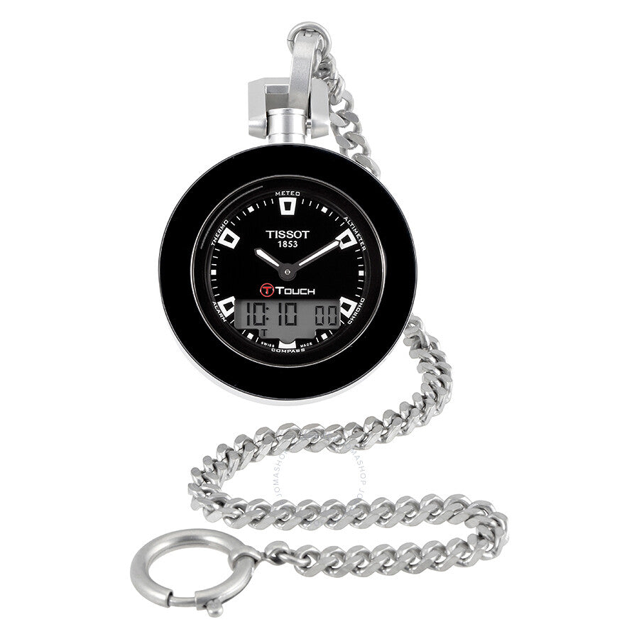 Tissot Pocket Touch Black Dial Men's Pocket Watch T8574201905100 - Dawson Watches