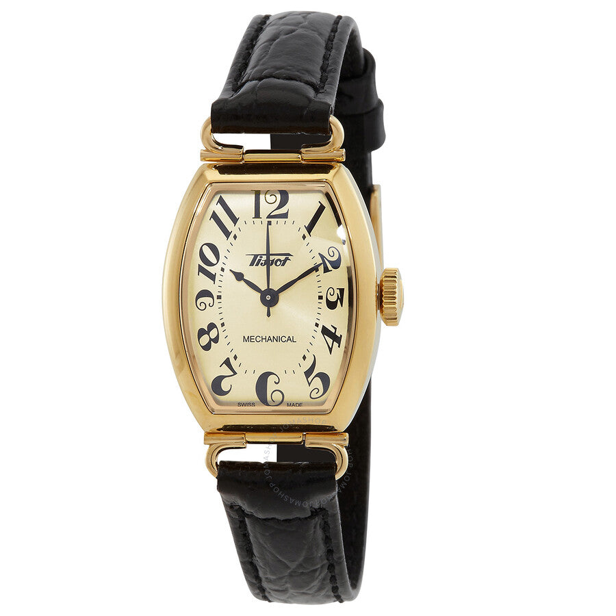 Tissot Heritage Porto Hand Wind Ivory Dial Ladies Watch T128.161.36.262.00 - Dawson Watches