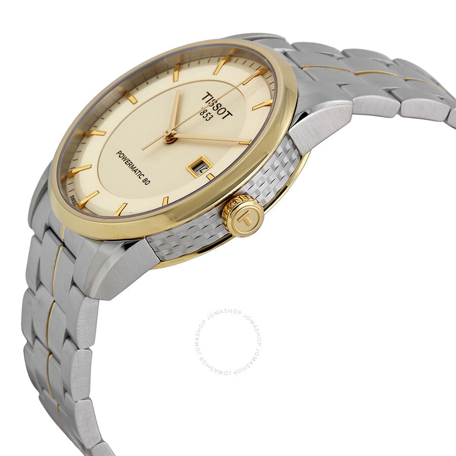 Tissot Powermatic 80 Ivory Dial Men's Watch T0864072226100 - Dawson Watches #2