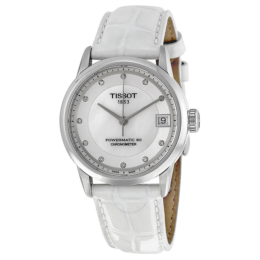 Tissot Powermatic 80 Mother of Pearl Dial Ladies Watch T0862081611600 - Dawson Watches