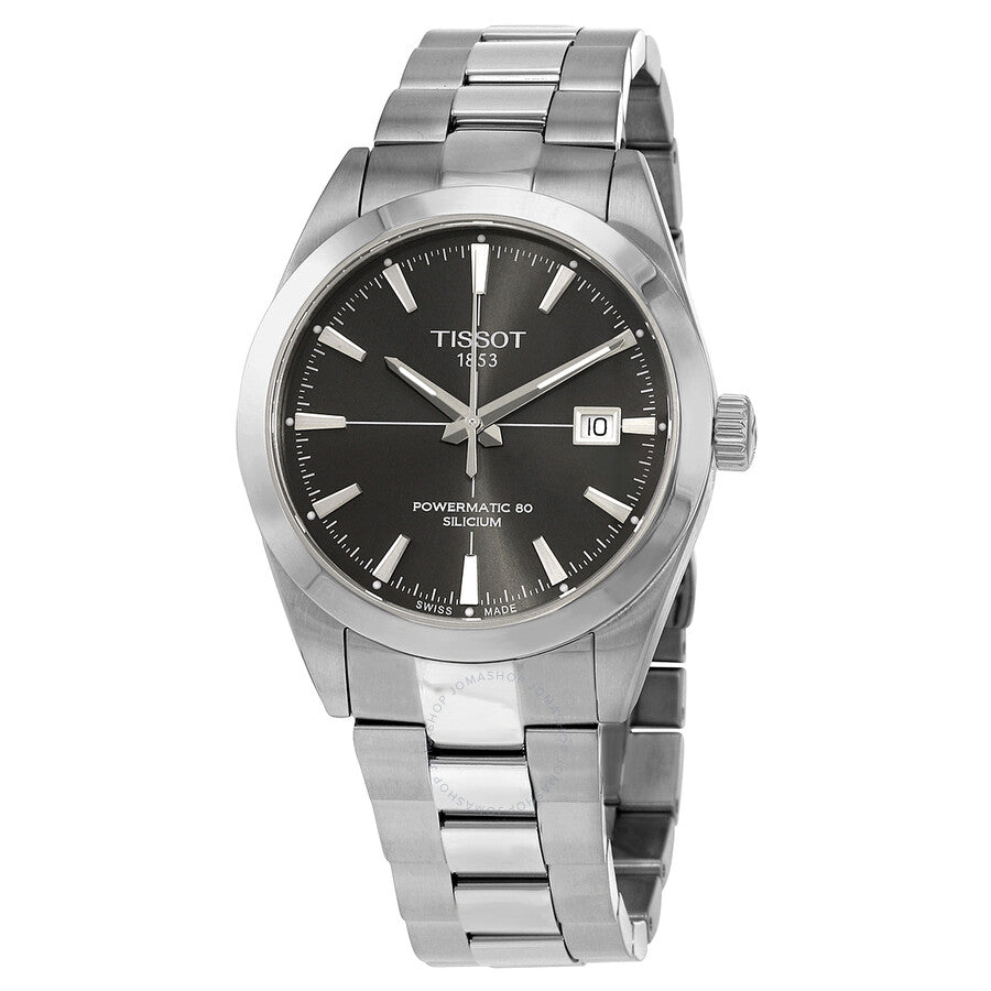 Tissot Gentleman Powermatic 80 Silicium Automatic Chronometer Anthracite Dial Men's Watch T127.407.11.061.01 - Dawson Watches