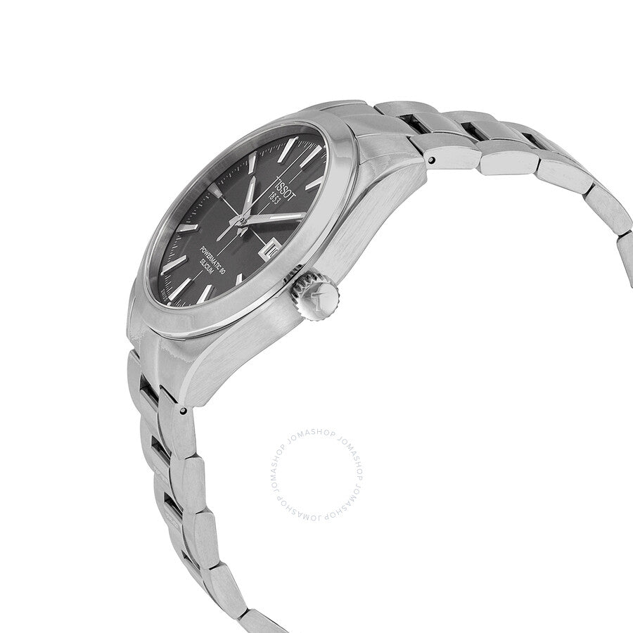 Tissot Gentleman Powermatic 80 Silicium Automatic Chronometer Anthracite Dial Men's Watch T127.407.11.061.01 - Dawson Watches #2