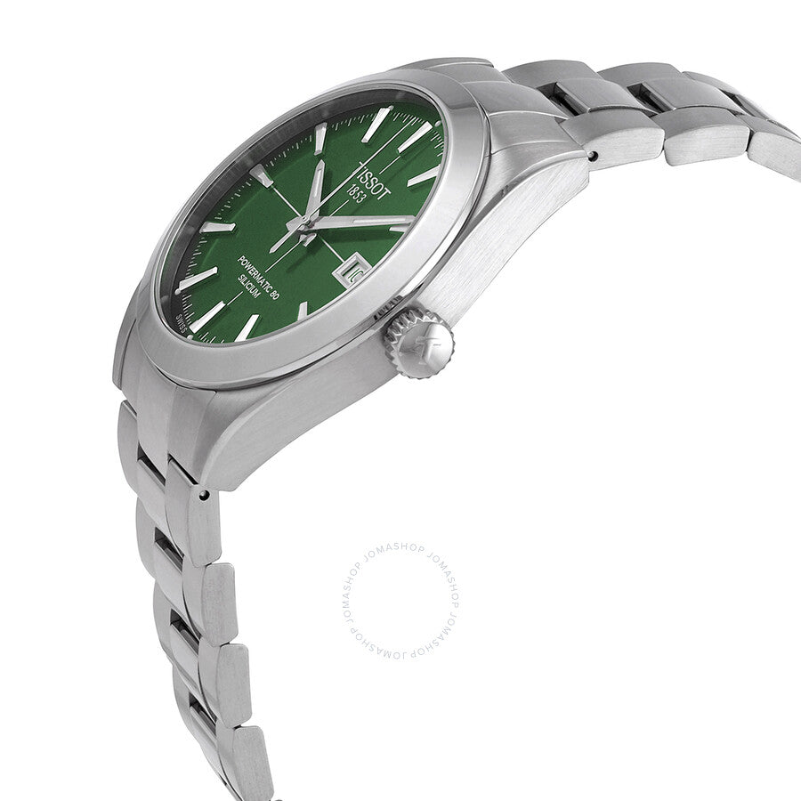 Tissot Gentleman Powermatic 80 Silicium Automatic Green Dial Men's Watch T127.407.11.091.01 - Dawson Watches #2