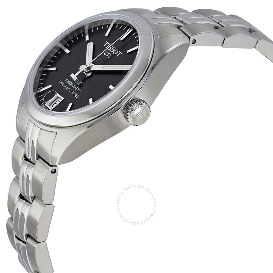 Tissot PR 100 Automatic Black Dial Ladies Watch T101.208.11.051.00 - Dawson Watches #2