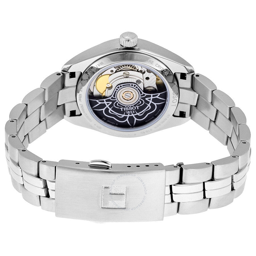 Tissot PR 100 Automatic Blue Dial Ladies Watch T101.207.11.041.00 - Dawson Watches #3