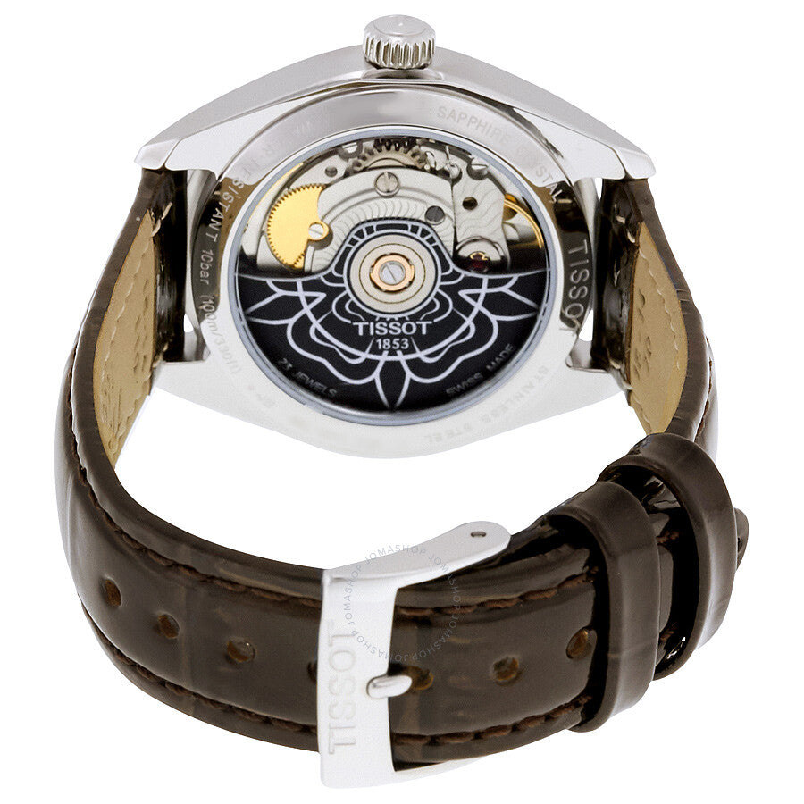 Tissot PR 100 Automatic Rhodium Dial Ladies Watch T101.207.16.071.00 - Dawson Watches #3