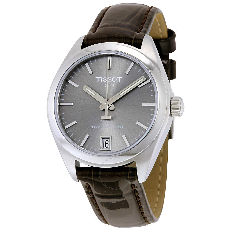 Tissot PR 100 Automatic Rhodium Dial Ladies Watch T101.207.16.071.00 - Dawson Watches
