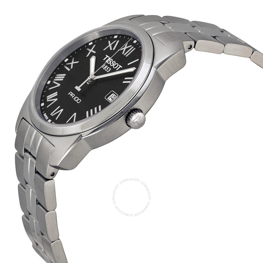 Tissot PR 100 Black Dial Bracelet Men's Watch T0494101105301 - Dawson Watches #2