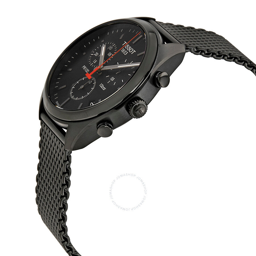 Tissot PR 100 Chronograph Black Dial Men's Watch T101.417.33.051.00 - Dawson Watches #2